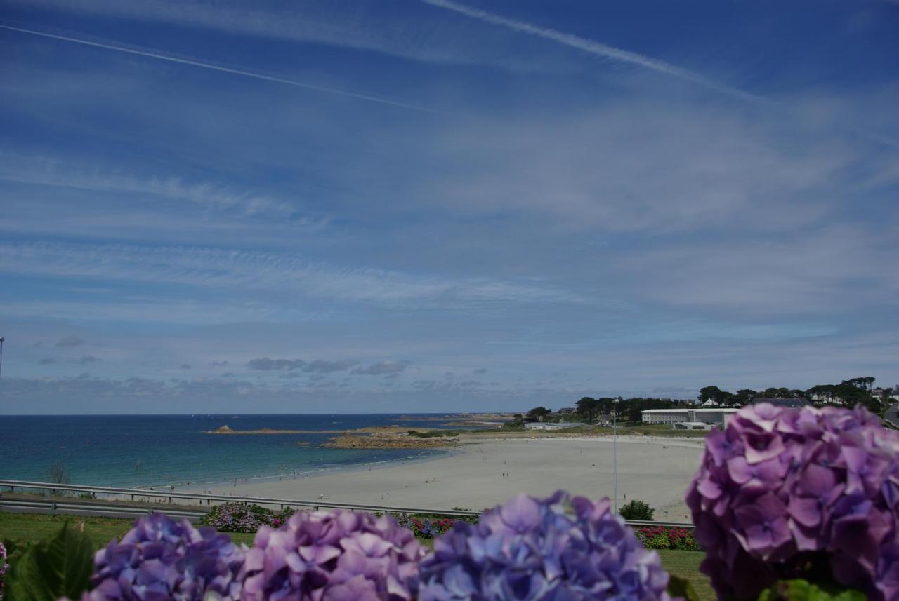 Maison 6 Pers Belle Vue Mer Piscine, Plage A 40 M Trevou-Treguignec Luaran gambar