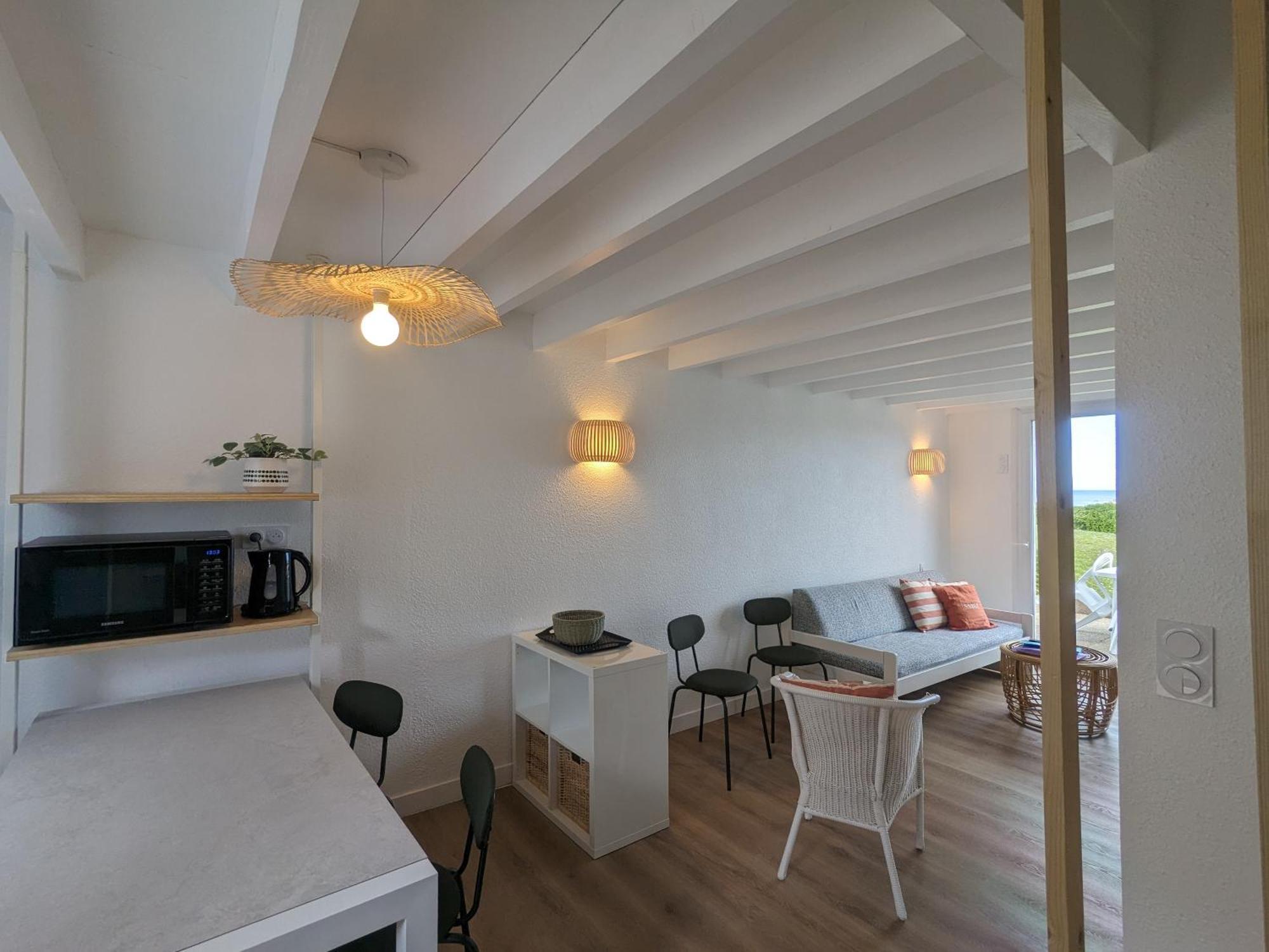 Maison 6 Pers Belle Vue Mer Piscine, Plage A 40 M Trevou-Treguignec Luaran gambar