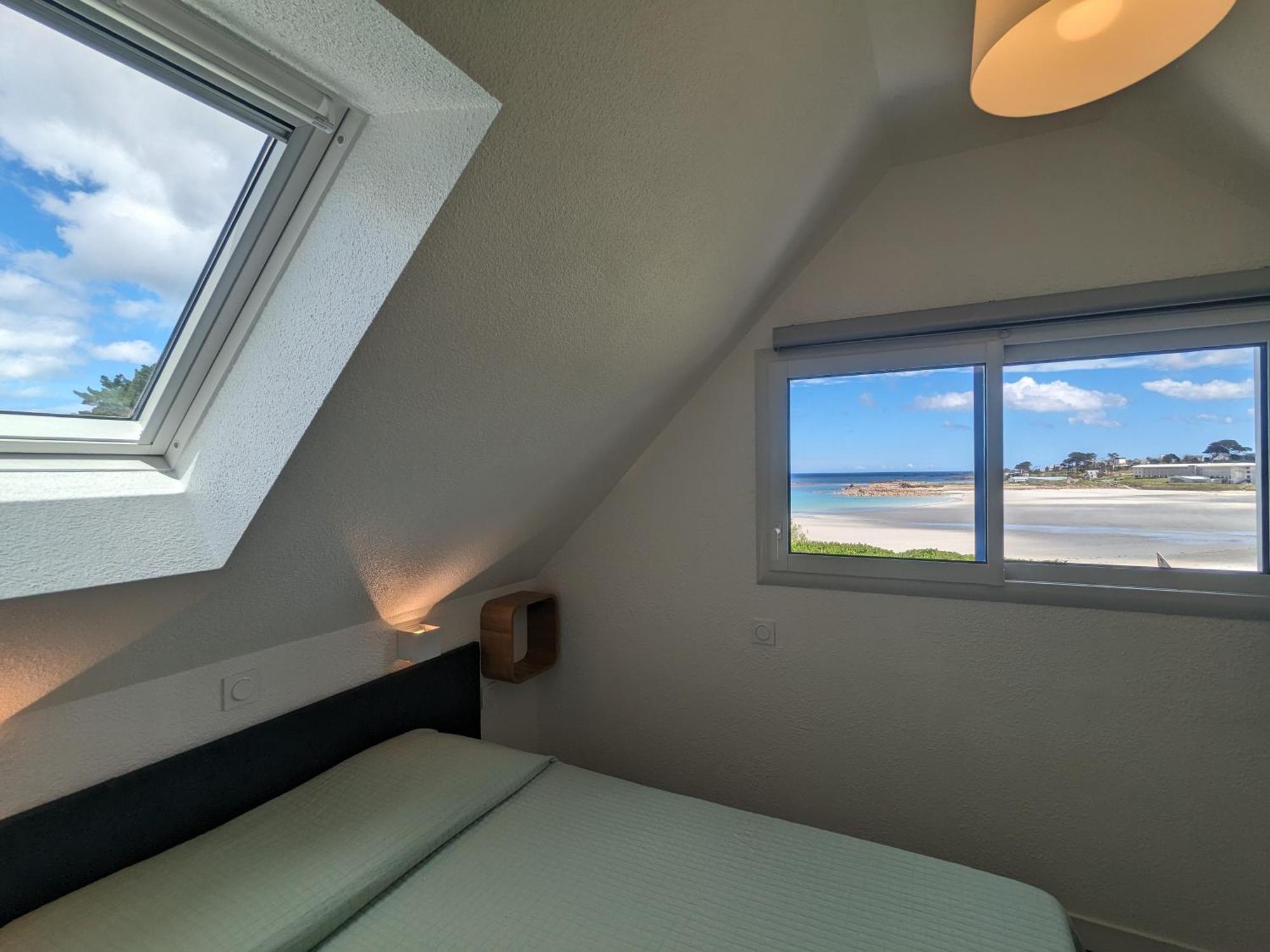 Maison 6 Pers Belle Vue Mer Piscine, Plage A 40 M Trevou-Treguignec Luaran gambar