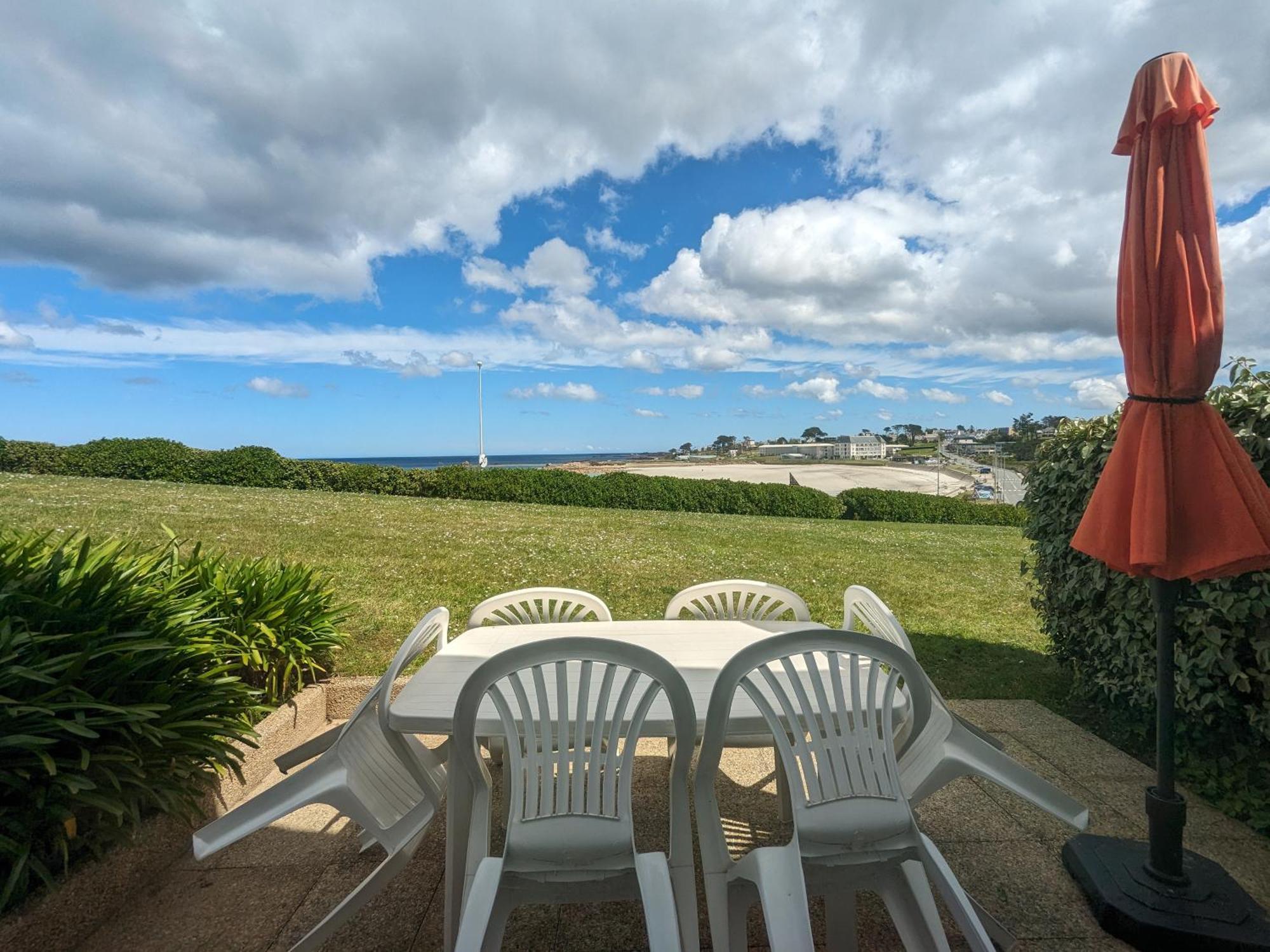 Maison 6 Pers Belle Vue Mer Piscine, Plage A 40 M Trevou-Treguignec Luaran gambar